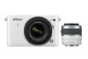 Nikon 1 J3 m/10-30+30-110 Hvit