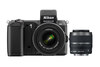 Nikon 1 V2 m/10-30 + 30-110  Sort