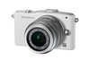 Olympus PEN E-PM1 med 14-42mm II Hvit