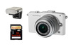 Olympus PEN E-PM1 m/14-42 II Hvit + PP-1 og Sandisk 32GB Minnekort