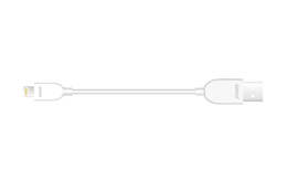 iMedia Sinox USB-Lightning Kabel 1 Meter Hvit