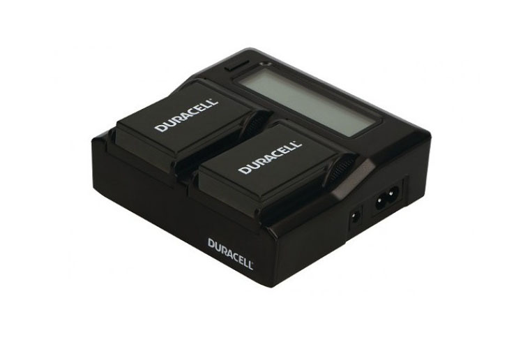 Duracell Batterilader for 2stk Canon LP-E10 Batterier