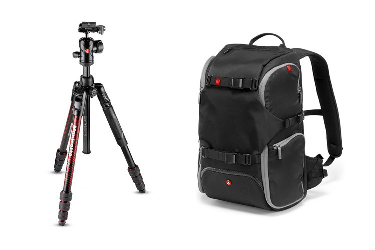Manfrotto Befree Advanced Twist Alu Rød + Advanced Travel Manfrotto Advanced Travel Ryggsekk | Japan Photo Norge