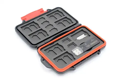 Caruba MCC-7 Minnekortholder med USB 3.0 Kortleser