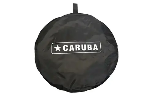 Caruba Foldbar Bakgrunn Sort & Hvit 150x200 cm