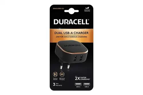 Duracell 2x USB-A Lader