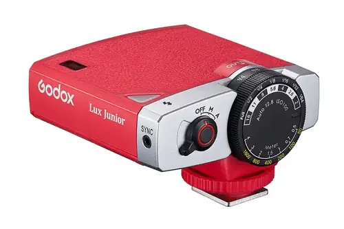 Godox LUX Junior Retro Kamerablits Rød