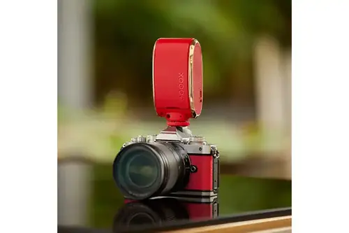 Godox LUX Senior Retro Kamerablits Rød
