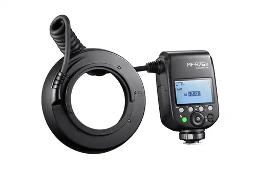 Godox MF-R76N TTL Makro Ringblits for Nikon