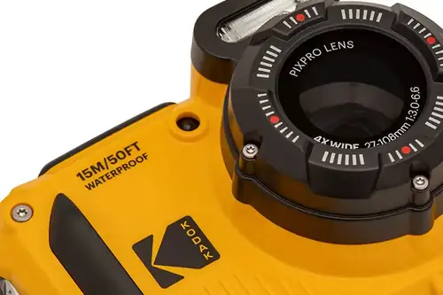 Kodak PIXPRO WPZ2 Vanntett Kompaktkamera Gul