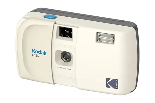 Kodak EC35 Gjenbrukskamera + 24 bilder Hvit