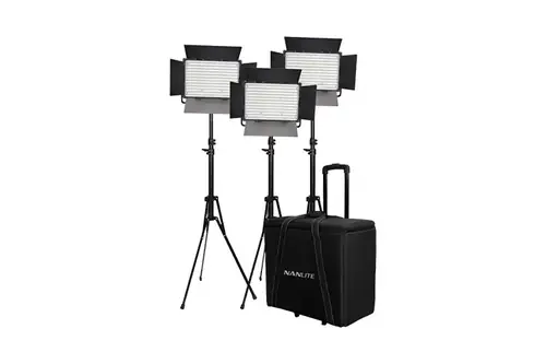 Nanlite Kit 3 Light 900DSA m/veske+stativ