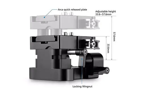 SmallRig 2092 Universal 15mm Rail Support Baseplate