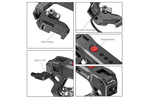 SmallRig 3322 NATO Top Handle with Record Start/Stop Remote Trigger