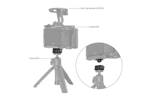 SmallRig 3513 Drop-in HawkLock Universal mini Quick Release Clamp and Plate