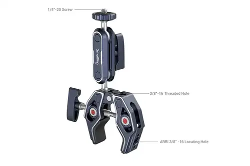 SmallRig 3757 Crab-Shaped Clamp with Ballhead Magic Arm