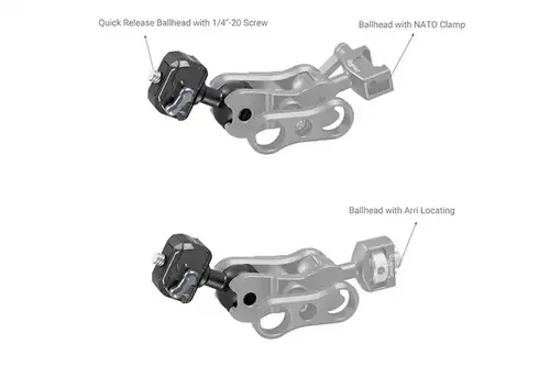 SmallRig 3600 Drop-in HawkLock mini Quick Release 1/4-20 Ball Head