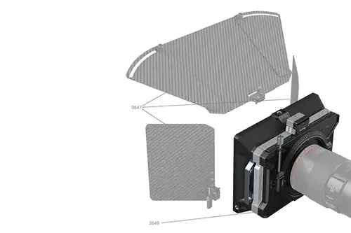 SmallRig 3556 Multifunctional Modular Matte Box (Φ95mm) Basic Kit