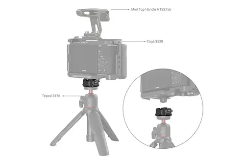 SmallRig 3731 Drop-in HawkLock mini Universal QR (Baseplate)