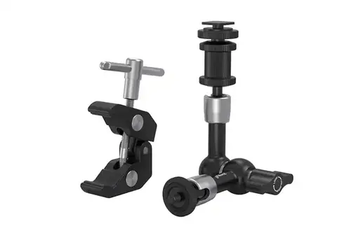 SmallRig 3725 Crab-Shaped Clamp & Magic Arm 7" with Cold Shoe
