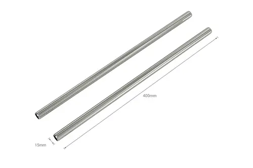 SmallRig 3684 15mm Stainless Steel Rod 40cm (2pcs)