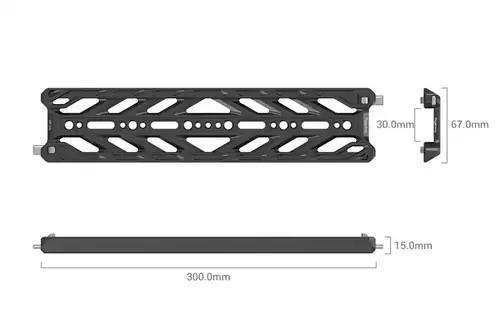 SmallRig 3771 12'' Lightweight ARRI Dovetail Plate