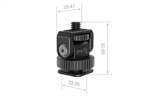 SmallRig 3577 Mini Cold Shoe to 1/4"-20 Screw Adapter