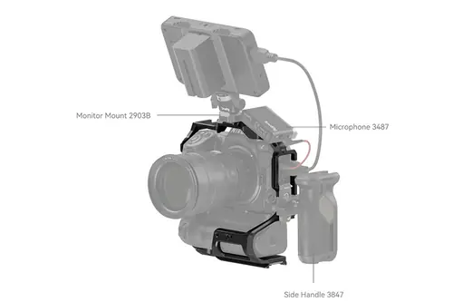 SmallRig 3982 Camera Cage for Nikon Z 8 med MB-N12 Batterigrep