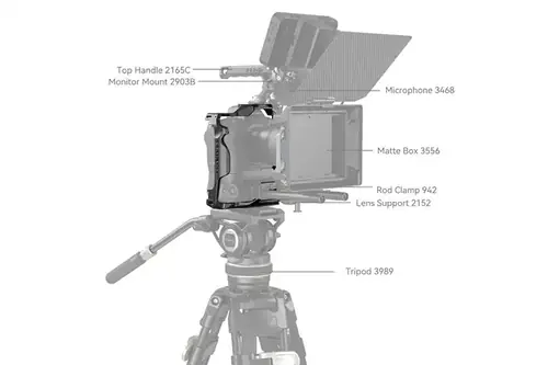 SmallRig 3982 Camera Cage for Nikon Z 8 med MB-N12 Batterigrep