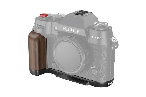 SmallRig 4784C Wooden L-Shape Grip for Fujifilm X-T50 Sort