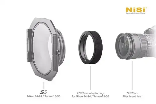 NiSi 150 Adapterring S6 77mm for Nikon AF-S 14-24 & Tamron SP 15-30 Adapter
