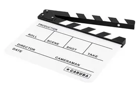 Caruba Professional Director Clapper White/BW (Chalk)