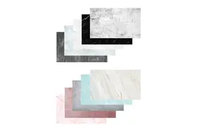 Caruba Backdrops Marble 10 Pack 5x2 Flat Lays