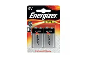 Energizer Batteri Max 9V/522 2pk