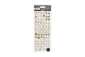 Focus Glitter Bokstaver Gull