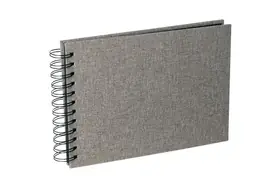 FOCUS BASE LINE CANVAS WIRE-O 23X17 BROWN