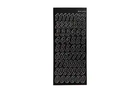 FOCUS STICKERS BLACK NUMBERS LARGE