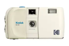 Kodak Gjenbrukskamera EC35 Hvit m/ film