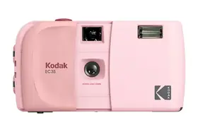 Kodak Gjenbrukskamera EC35 Rosa m/ film