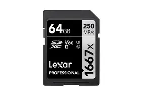 Lexar SDXC Pro 1667X 250MB/s 64GB