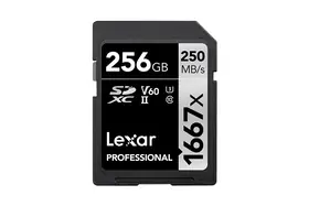 Lexar SDXC Pro 1667X 250MB/s 256GB