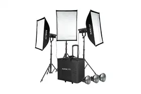 NANLITE FS-200 LED 2 LIGHT KIT WITH STAND