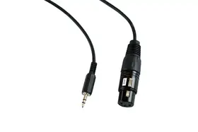 Pulse Mikrofon Kabel 1,5M XLR/F-TRS 3,5mm