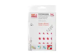 Walther Fotohjørner 42pk Blomster