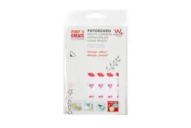 Walther Fotohjørner 42pk Hjerter