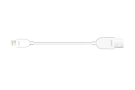 iMedia Kabel USB-Lightn 1.0m Hvit