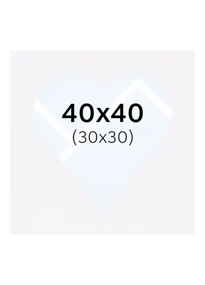 40x40 (30x30)