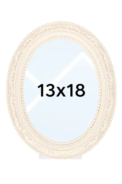 Gi bildene dine en tradisjonell innramming med denne ovale rammen med relieff i fargen FRAME_COLOR og med plass til bilde i størrelse FRAME_SIZE.
