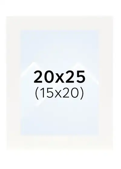 20x25 (15x20)