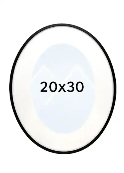 26,6x36,6 Oval (20x30)